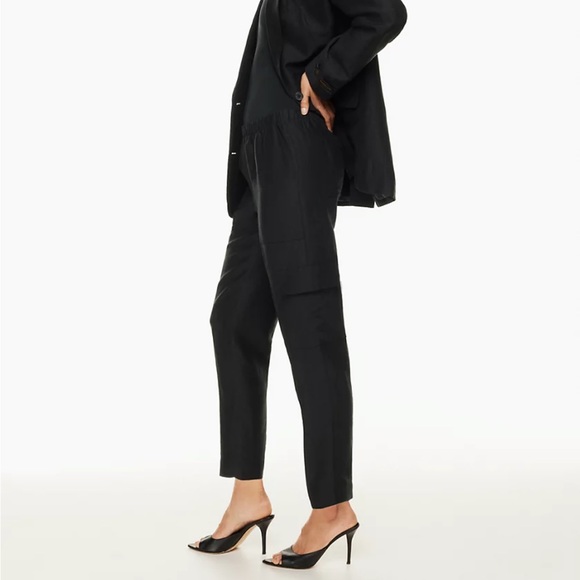 Babaton linen cargo pants size 4 - Picture 2 of 5